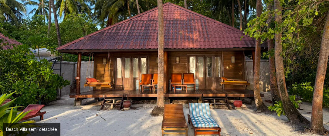 Medhufushi Island Resort ★★★★ - Maldives : votre adresse de confort au cœur des eaux turquoise de l’océan Indien. - Maldives