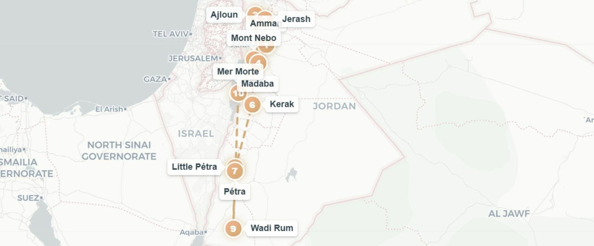 Terres sacrées de Jordanie - Circuit privatif de 7 nuits entre trésors antiques, déserts mythiques et paysages sacrés. - Jordanie : Amman, Pétra & Wadi Rum