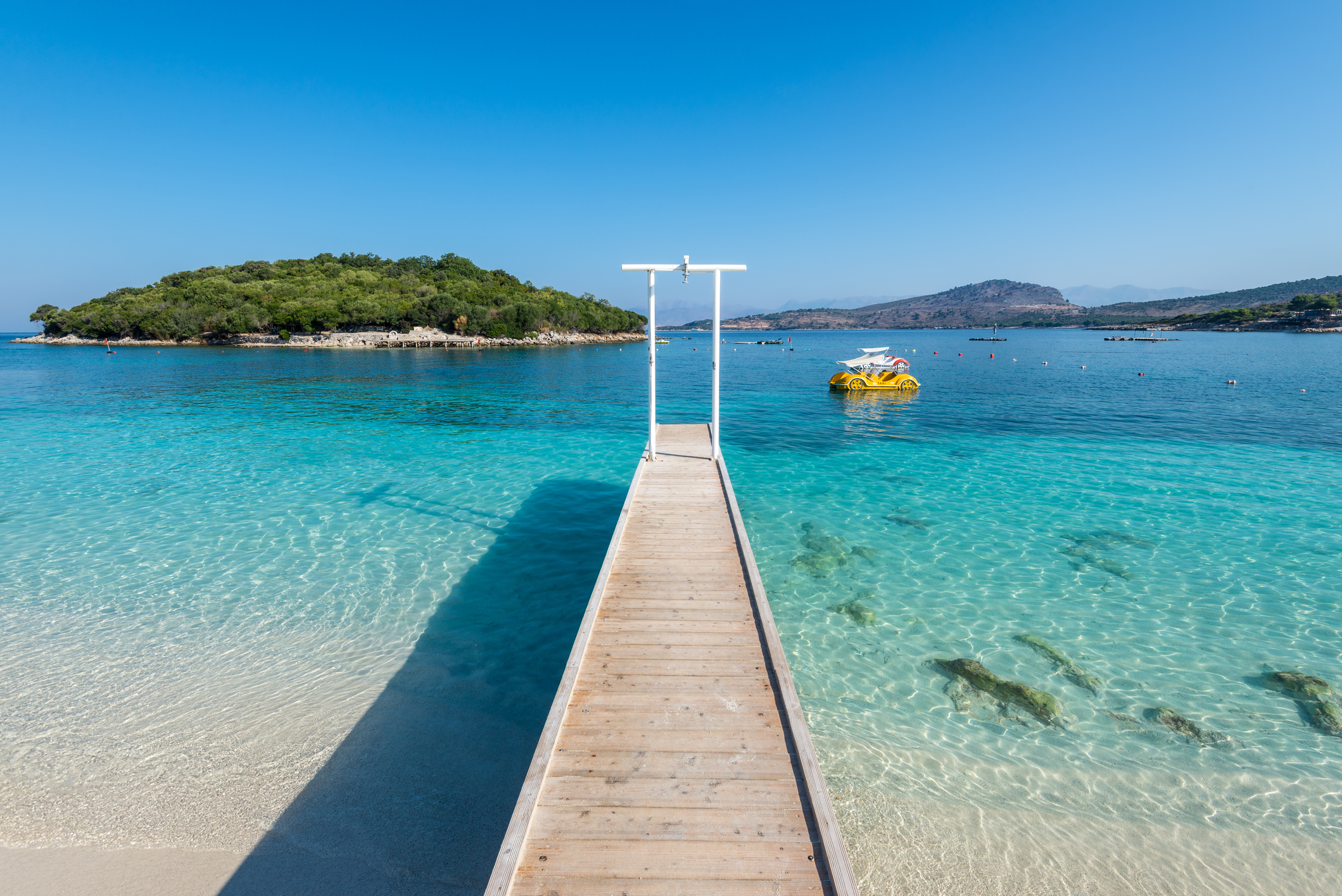 Les plages turquoise de Ksamil, Albanie