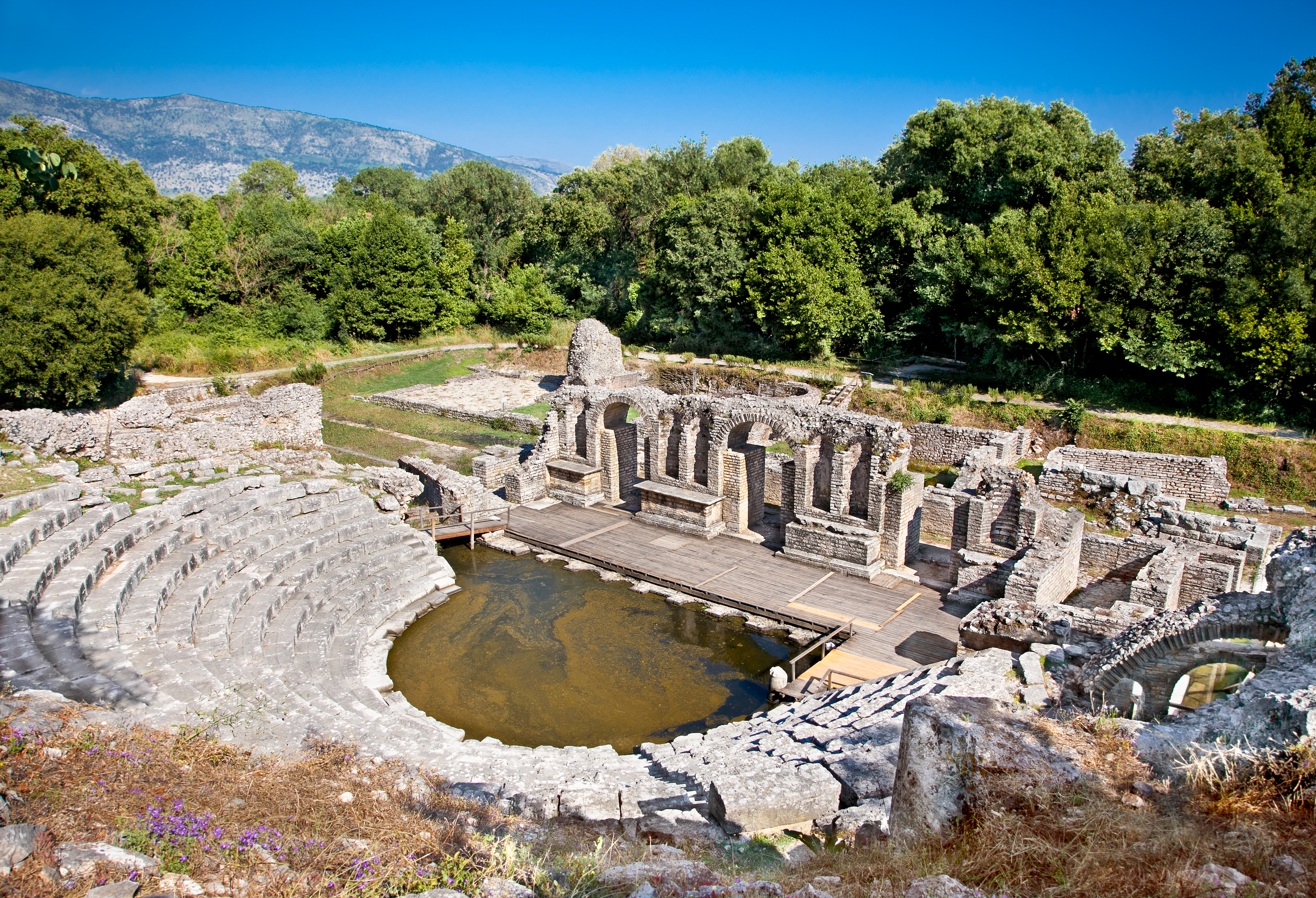Le site archéologique de Butrint, Albanie